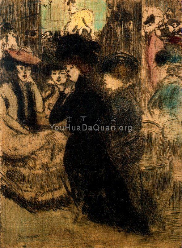 Mujeres en el Moulin-Rouge - 华金·苏尼埃尔·德·米罗